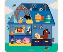 Outlet Puzzle 3 Niveles Granja Niños Juguetes Más Recomendados|Puzzles Para Niños