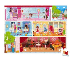 Juguetes Niños 6 Años^Janod Puzzle Academia de Baile