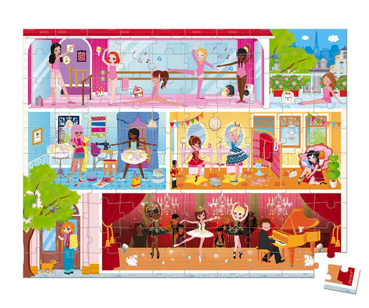 Juguetes Niños 6 Años^Janod Puzzle Academia de Baile