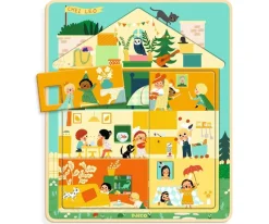 Puzzles Para Niños^Djeco Puzzle Chez Leo