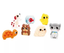 Best Puzzle Chunky Mascotas 7 Piezas Niños Juguetes Para Niños De Un Año|Juguetes Para Niños De 18 Meses