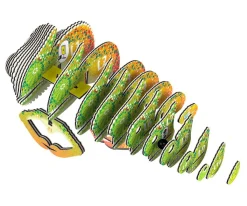 Clearance Puzzle 3D Eugy Camaleón Niños Puzzles Para Niños|Juguetes Niños 6 Años