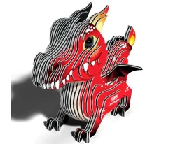 Discount Puzzle 3D Eugy Dragón Rojo Niños Puzzles Para Niños|Juguetes Niños 6 Años
