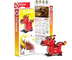 Discount Puzzle 3D Eugy Dragón Rojo Niños Puzzles Para Niños|Juguetes Niños 6 Años