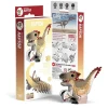 Outlet Puzzle 3D Eugy Velociraptor Niños Juguetes Niños + 10 Años|Juguetes Niños 6 Años