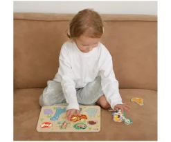 Outlet Puzzle de Madera Animales Niños Juguetes Para Niños De Un Año|Juguetes Para Niños De 18 Meses