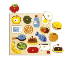 Puzzles Para Niños^Goula Puzzle de Madera Culinario