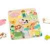 Clearance Puzzle de Madera Granja Niños Juguetes Niños 3 Años|Juguetes Para Niños De 18 Meses
