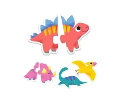 Discount Puzzle Dúo Dinos Niños Juguetes Para Niños De 18 Meses|Juguetes Niños 3 Años