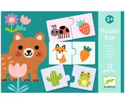Discount Puzzle Duo Colores Niños Puzzles Para Niños|Juguetes Niños 3 Años