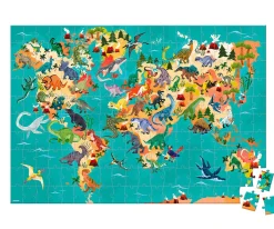 Outlet Puzzle Educativo Los Dinosaurios 200 Piezas Niños Puzzles Para Niños|Juguetes Niños 7 Años