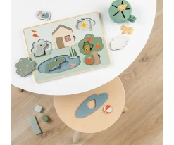 Puzzle en Capas Deer Friends Niños Juguetes Para Niños De Un Año|Juguetes Niños 3 Años