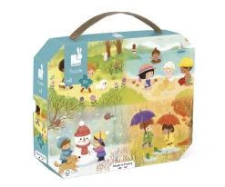 Puzzle Estaciones 36 Piezas Niños Juguetes Niños 4 Años|Puzzles Para Niños