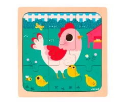 New Puzzle Gallina Henriette Niños Juguetes Para Niños De 18 Meses|Juguetes De Viaje