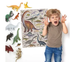 Hot Puzzle Gigante Puzzlove Dinosaurs Niños Juguetes Niños 8 Años|Puzzles Para Niños