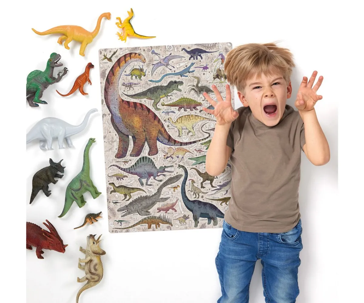 Hot Puzzle Gigante Puzzlove Dinosaurs Niños Juguetes Niños 8 Años|Puzzles Para Niños