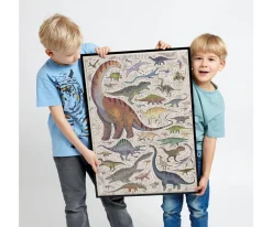 Hot Puzzle Gigante Puzzlove Dinosaurs Niños Juguetes Niños 8 Años|Puzzles Para Niños