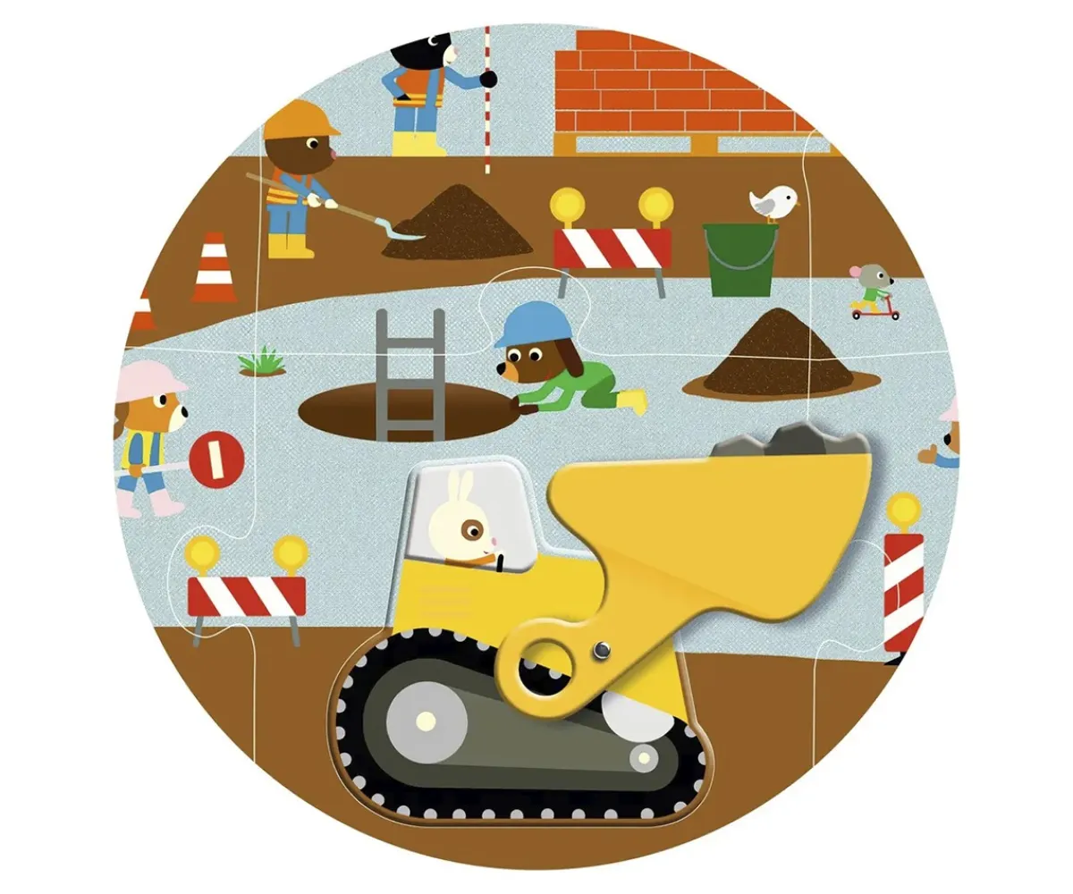 New Puzzle Gigante Sitio de Construcción Niños Juguetes Niños 3 Años|Juguetes Niños 4 Años