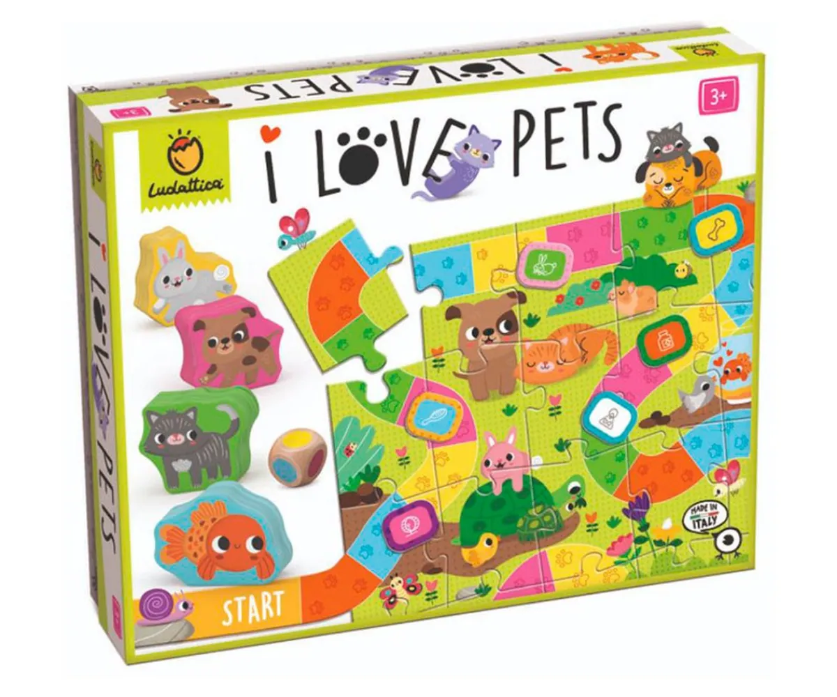 Clearance Puzzle I Love Pets Niños Juguetes Niños 3 Años|Puzzles Para Niños