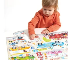 Juguetes Niños 4 Años^Banana Panda Puzzle Jumbo Moto Cars