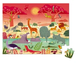 Clearance Puzzle La Reserva de Animales 54 Piezas Niños Puzzles Para Niños|Juguetes Niños 5 Años