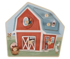 Juguetes Para Niños De Un Año^Little Dutch Puzzle Madera Little Farm