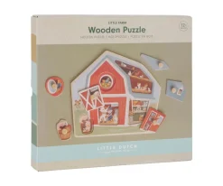 Juguetes Para Niños De Un Año^Little Dutch Puzzle Madera Little Farm