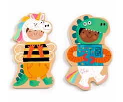 New Puzzle Magnético Fancy-Up Niños Juguetes Niños 3 Años|Puzzles Para Niños