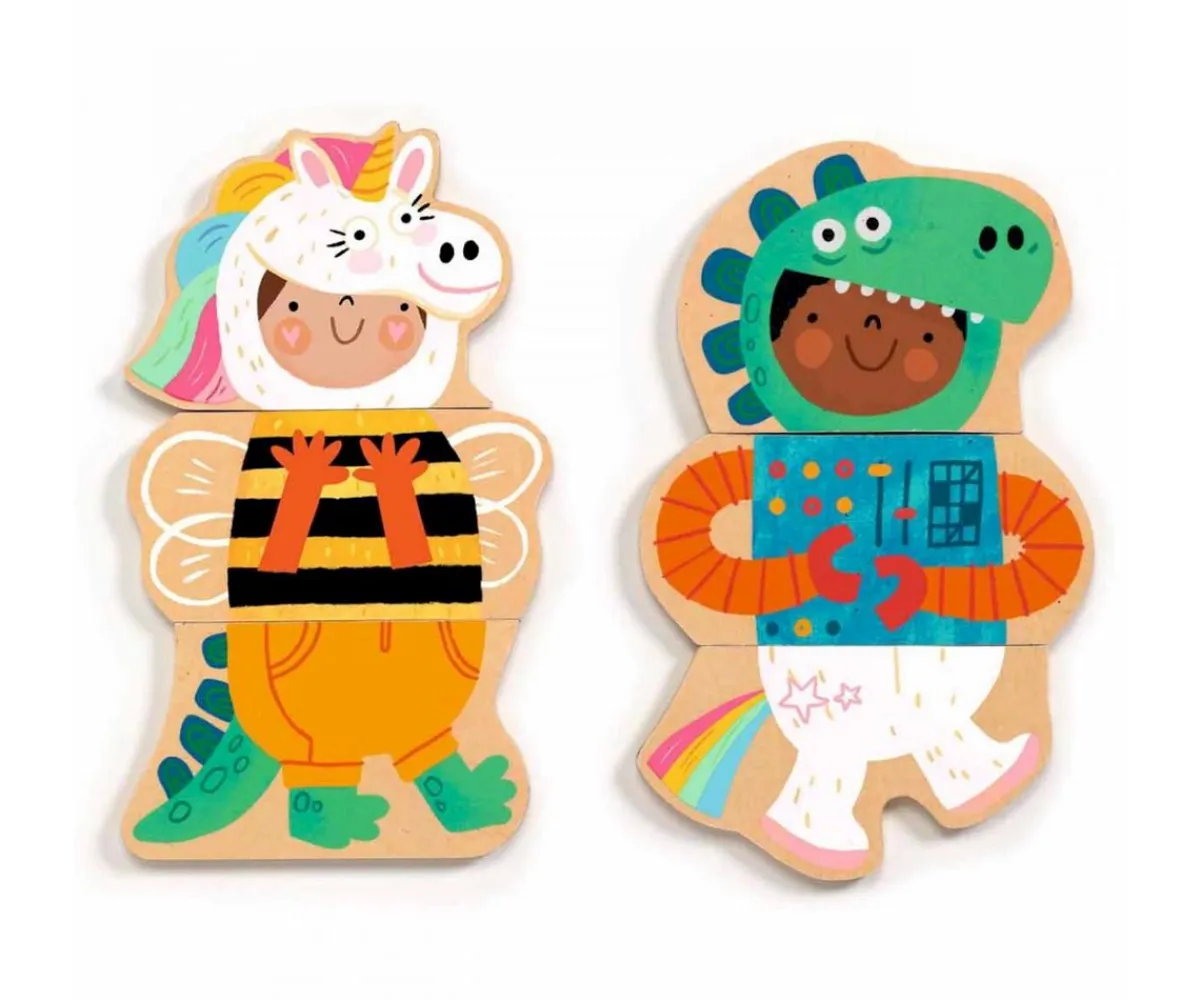 New Puzzle Magnético Fancy-Up Niños Juguetes Niños 3 Años|Puzzles Para Niños