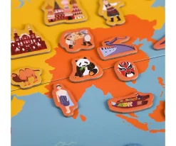Online Puzzle Magnético Mapa Del Mundo Niños Juguetes Niños 5 Años|Juguetes Niños 4 Años