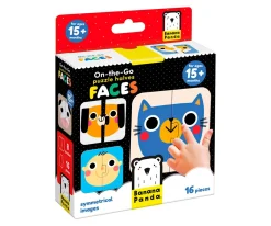Clearance Puzzle On the Go Halves Faces Niños Puzzles Para Niños|Últimas Unidades