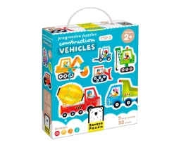 Outlet Puzzle Progressive Construction Vehicles Niños Juguetes Niños 3 Años|Juguetes Para Niños De 18 Meses