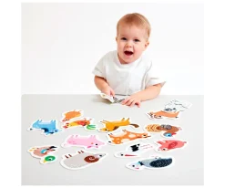 Outlet Puzzle Progressive Farm Animals Niños Juguetes Niños 3 Años|Juguetes Para Niños De 18 Meses