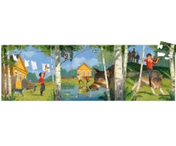 Discount Puzzle Silueta Pedro y El Lobo Niños Juguetes Niños 5 Años|Puzzles Para Niños
