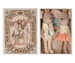 Ratoncitos Gemelos Reales Hermano y Hermana Pequeños en Caja Niños Juguetes Niños 4 Años|Juguetes Niños 5 Años