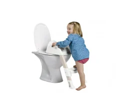 Orinales Bebé^Thermobaby Reductor Baño con Escalón Kiddyloo Crema