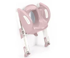 Orinales Bebé^Thermobaby Reductor Baño con Escalón Kiddyloo Rosa Empolvado