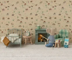 Casa De Muñecas De Madera^Maileg Reloj Despertador Ratón Mint