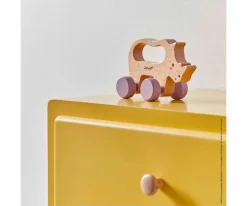 Juguetes Para Niños De Un Año^Janod Rinoceronte de Arrastre de Madera
