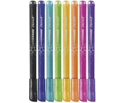 Sale Rotuladores de Purpurina 8 Unidades Niños Manualidades Para Niños|Material Escolar