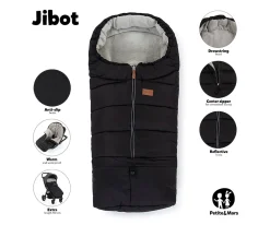 Sacos Carro Bebé^Petite&Mars Saco Carro Bebé 3 en 1 Jibot Sweet Toffe