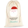 Sacos Navidad Personalizados^Tutete Saco Grande Personalizado para Regalos Papá Noel
