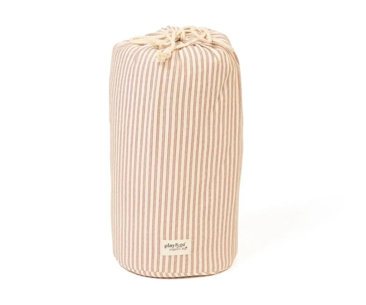 Clearance Saco Organic Noomad SOFT Reversible Stripes Brown Niños Juguetes Para Niños De Un Año|Juguetes Para Recién Nacidos