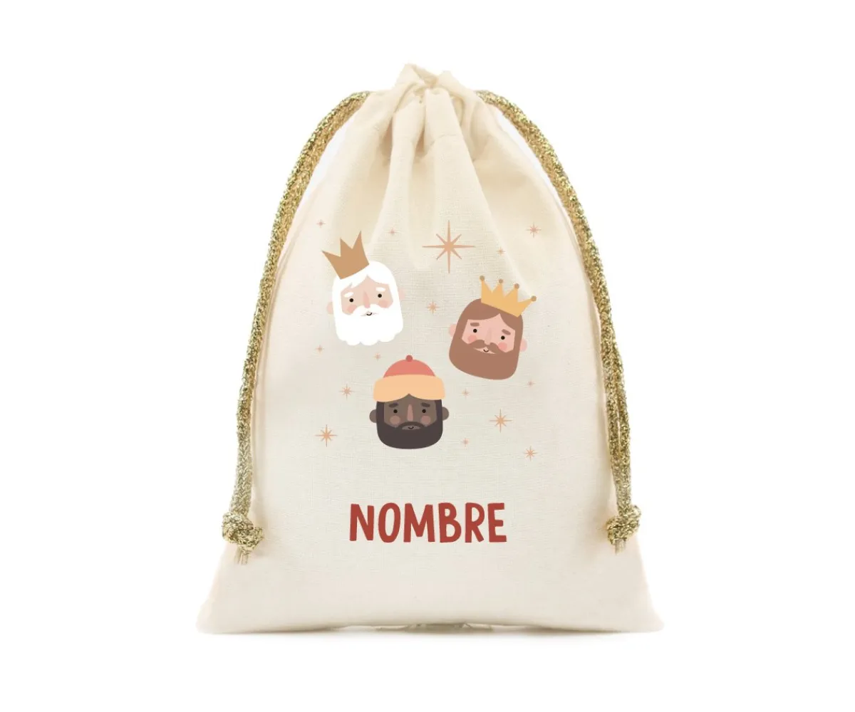 Sacos Navidad Personalizados^Tutete Saco Pequeño NOMBRE Personalizado Reyes Magos