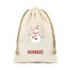 Sacos Navidad Personalizados^Tutete Saco Pequeño NOMBRE Personalizado Snowman