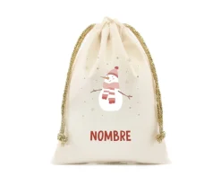 Sacos Navidad Personalizados^Tutete Saco Pequeño NOMBRE Personalizado Snowman