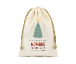 Sacos Navidad Personalizados^Tutete Saco Pequeño Personalizado Christmas Tree