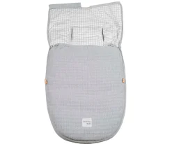 Sacos Carro Bebé^Walking Mum Saco Portabebé 2 en 1 I Love Vichy Grey