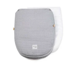 Sacos Carro Bebé^Walking Mum Saco Portabebé 2 en 1 I Love Vichy Grey