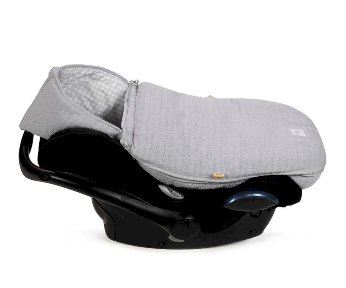 Sacos Carro Bebé^Walking Mum Saco Portabebé 2 en 1 I Love Vichy Grey